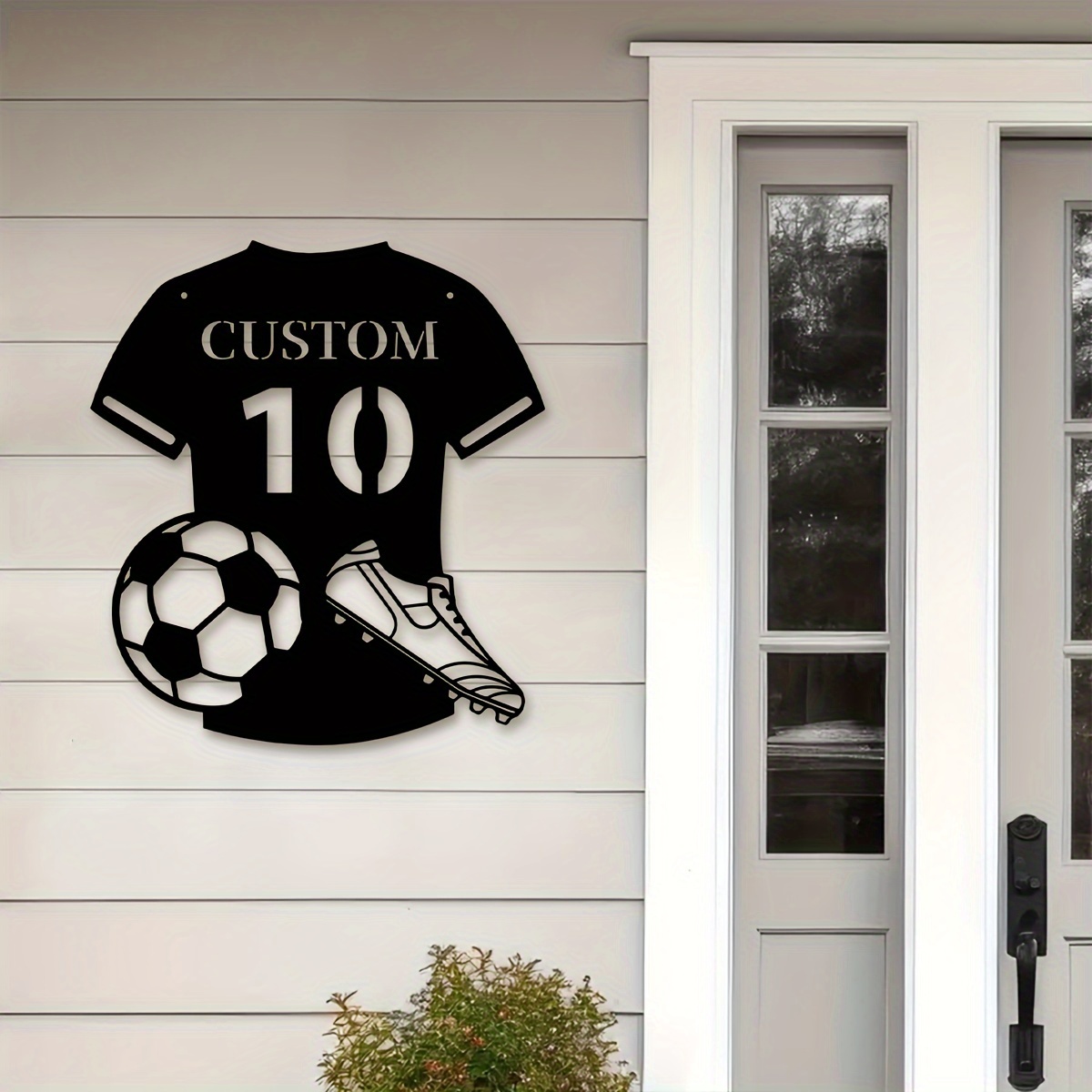Custom Metal Soccer Jersey Sig - Personalized Engraved Gift reseña y precio