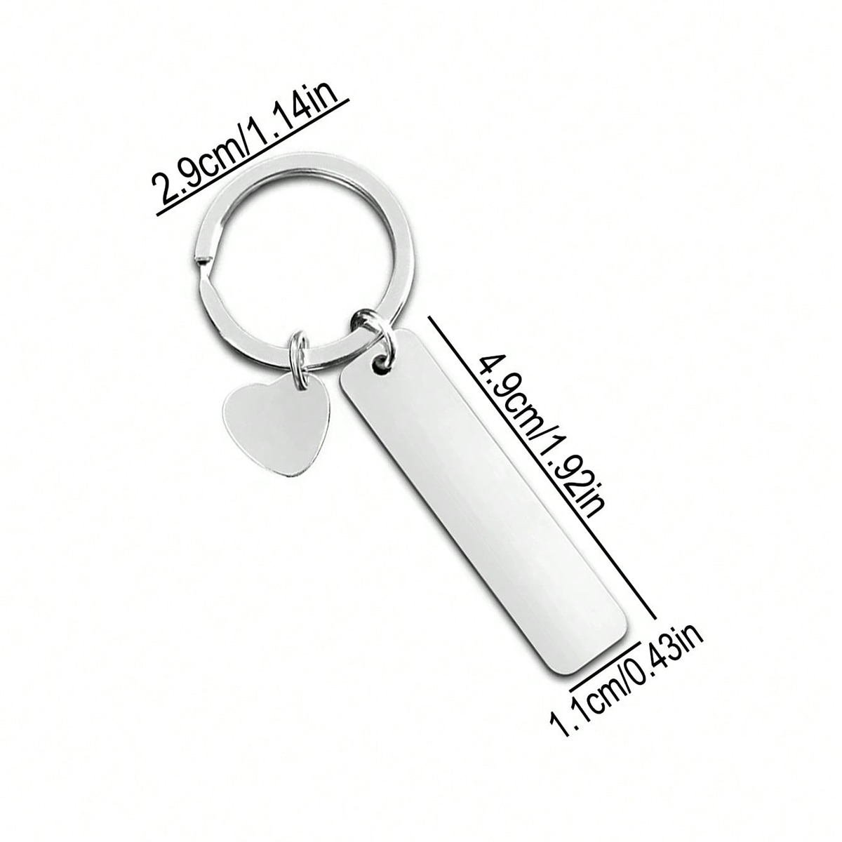 Custom Text Keychain Personali - Personalized Engraved Gift reseña y precio