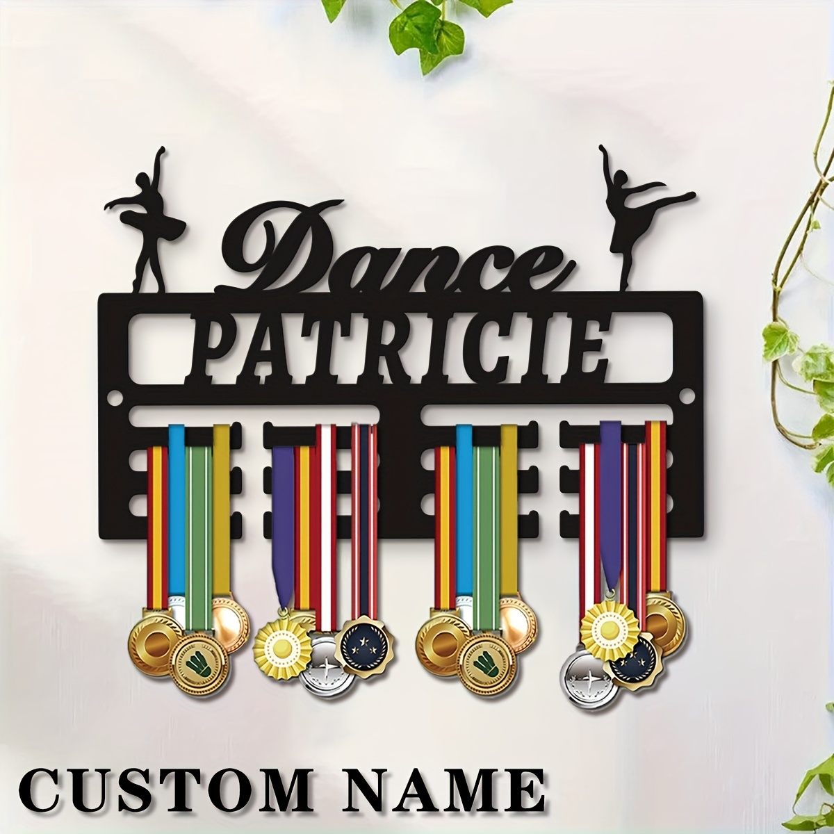 1pc Custom Wooden Medal Hanger - Personalized Engraved Gift reseña y precio