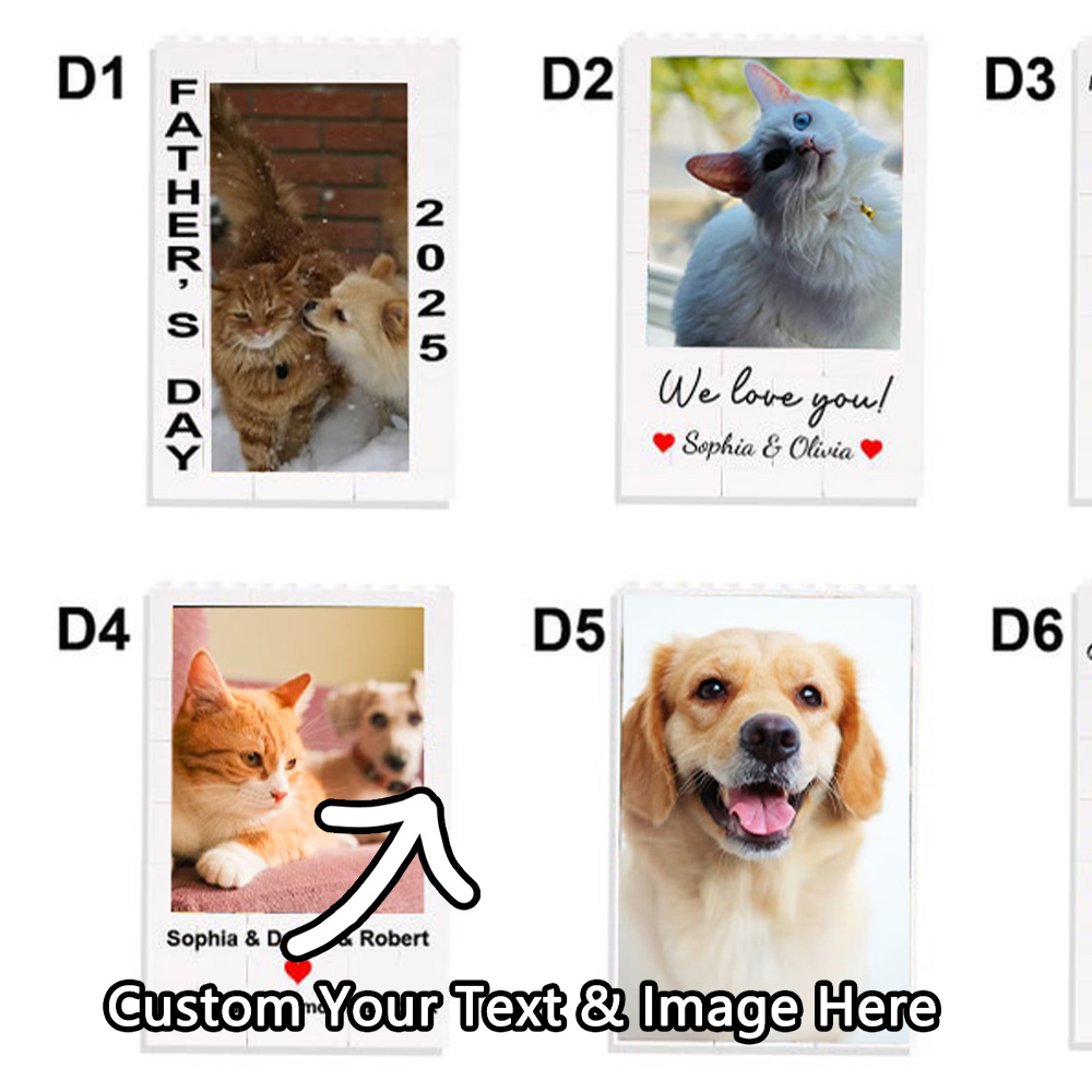 1PC Custom Pet Building Blocks - Personalized Engraved Gift reseña y precio