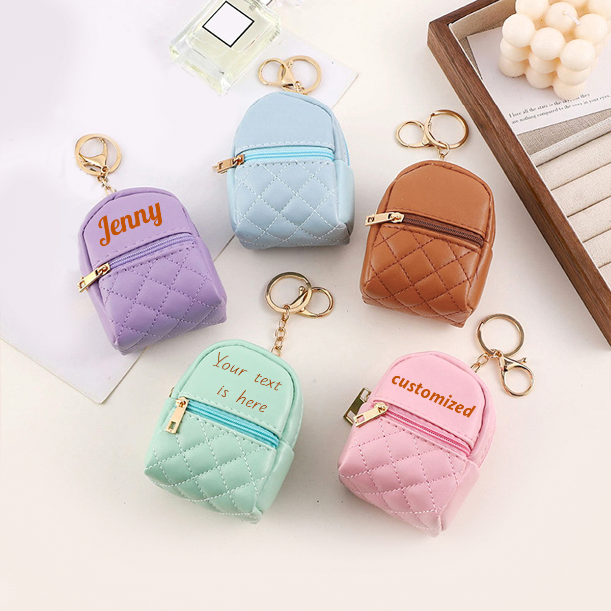 Mini Custom Name Keychain Coin - Personalized Engraved Gift reseña y precio
