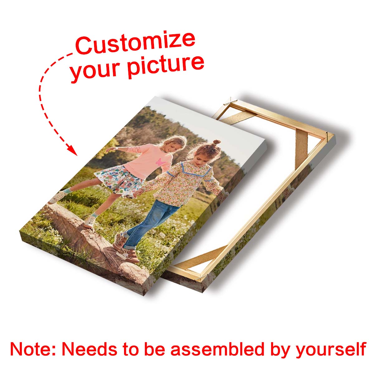 Custom photo canvas printing,  - Personalized Engraved Gift reseña y precio