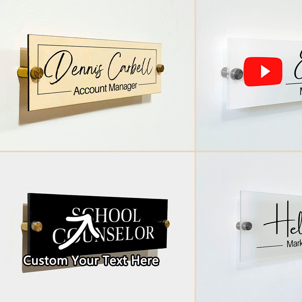 1PC Custom Wooden Door Sign -  - Personalized Engraved Gift reseña y precio