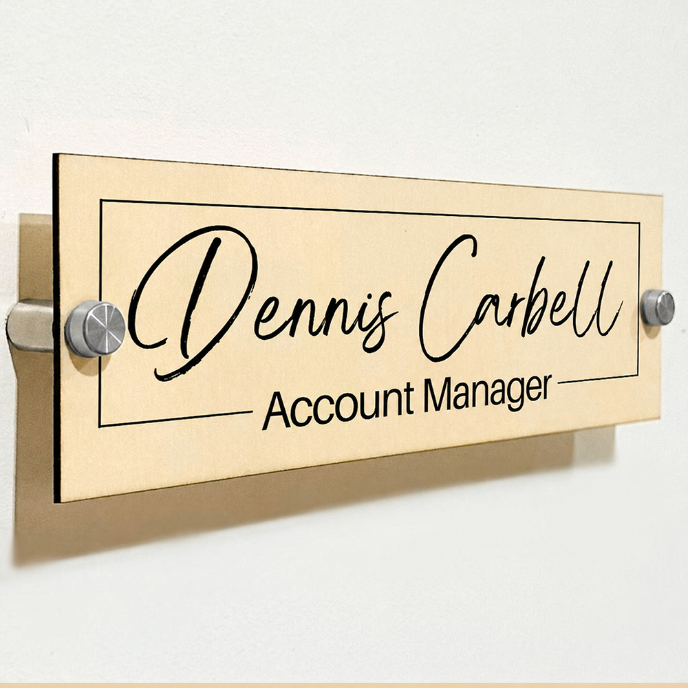 1PC Custom Wooden Door Sign -  - Personalized Engraved Gift reseña y precio