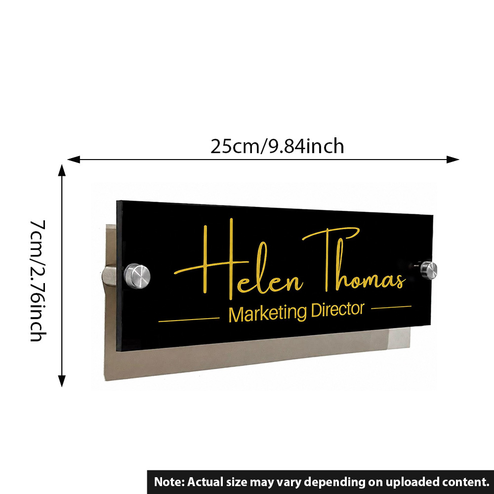 1PC Custom Wooden Door Sign -  - Personalized Engraved Gift reseña y precio